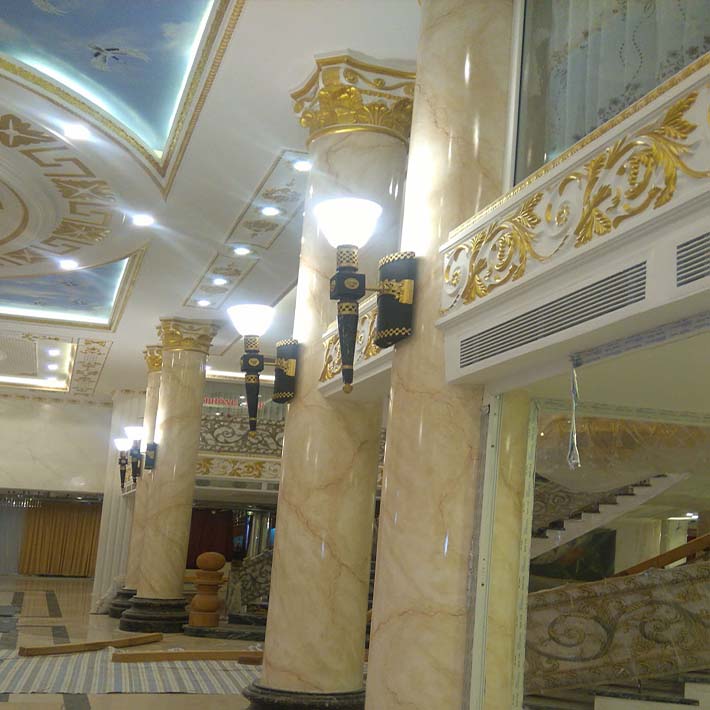 cột đá hoa cương
