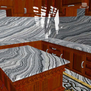 Đá hoa cương bếp p0020 granite trắng sa mạc