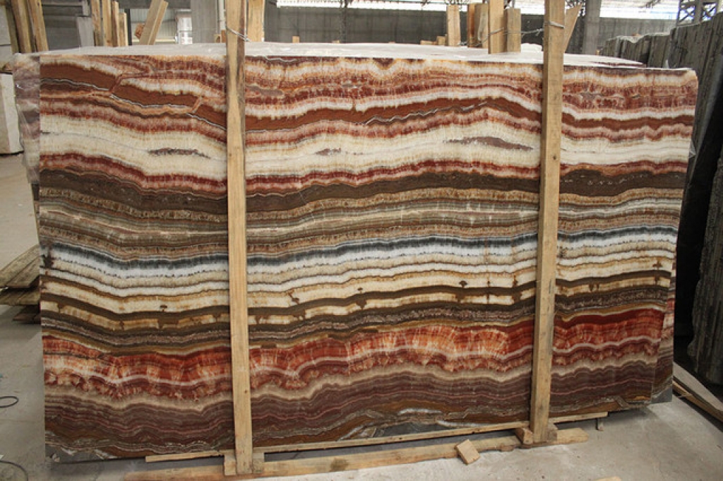Bán đá hoa ương onyx đỏ vân gỗ Bán đá hoa ương onyx đỏ vân gỗ